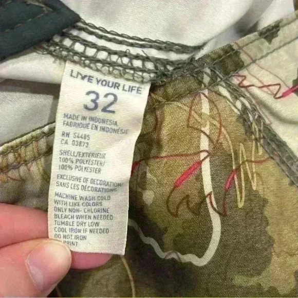 American Eagle Men’s Camouflage Quick Dry Board Shorts Swim Suit Size 32 - Picture 6 of 8